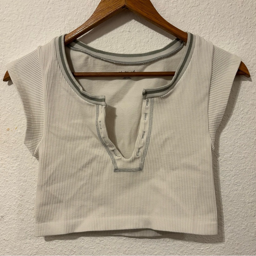Brand New (Without Tags) Urban Outfitters M/L White Out From Under Seamless Top